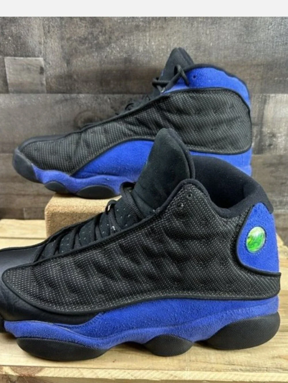 Jordan 13 Black & Royal Blue Men's Sneakers